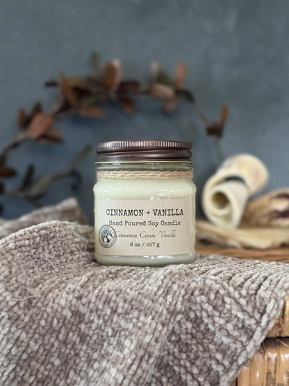Cinnamon + Vanilla - 8 oz