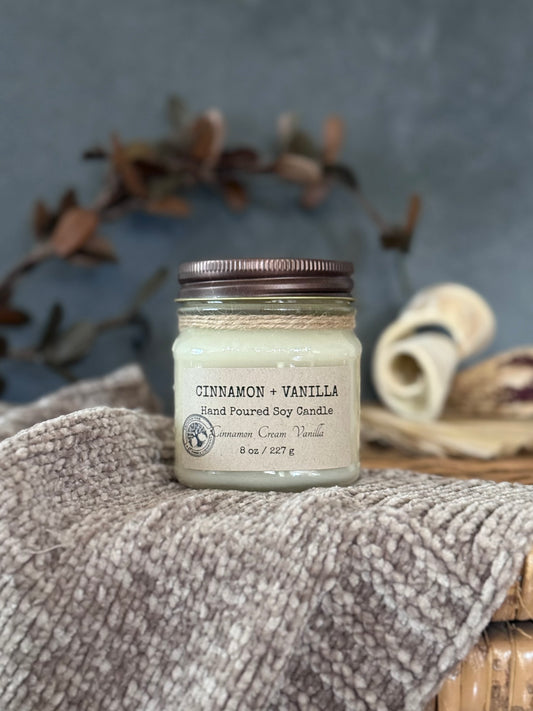 Cinnamon + Vanilla - 8 oz