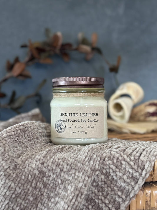 Genuine Leather - 8 oz