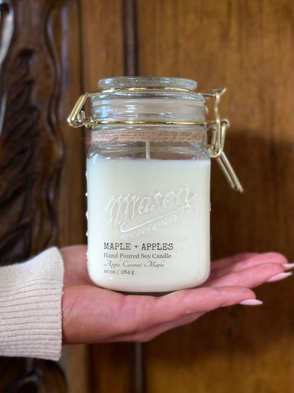 Maple + Apples - 10 oz Latch Jar