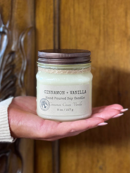 Cinnamon + Vanilla - 8 oz