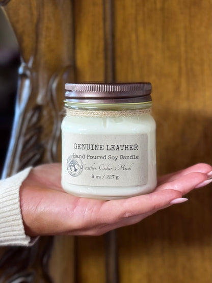 Genuine Leather - 8 oz