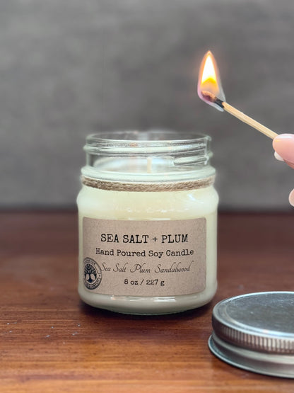 Sea Salt + Plum - 8 oz