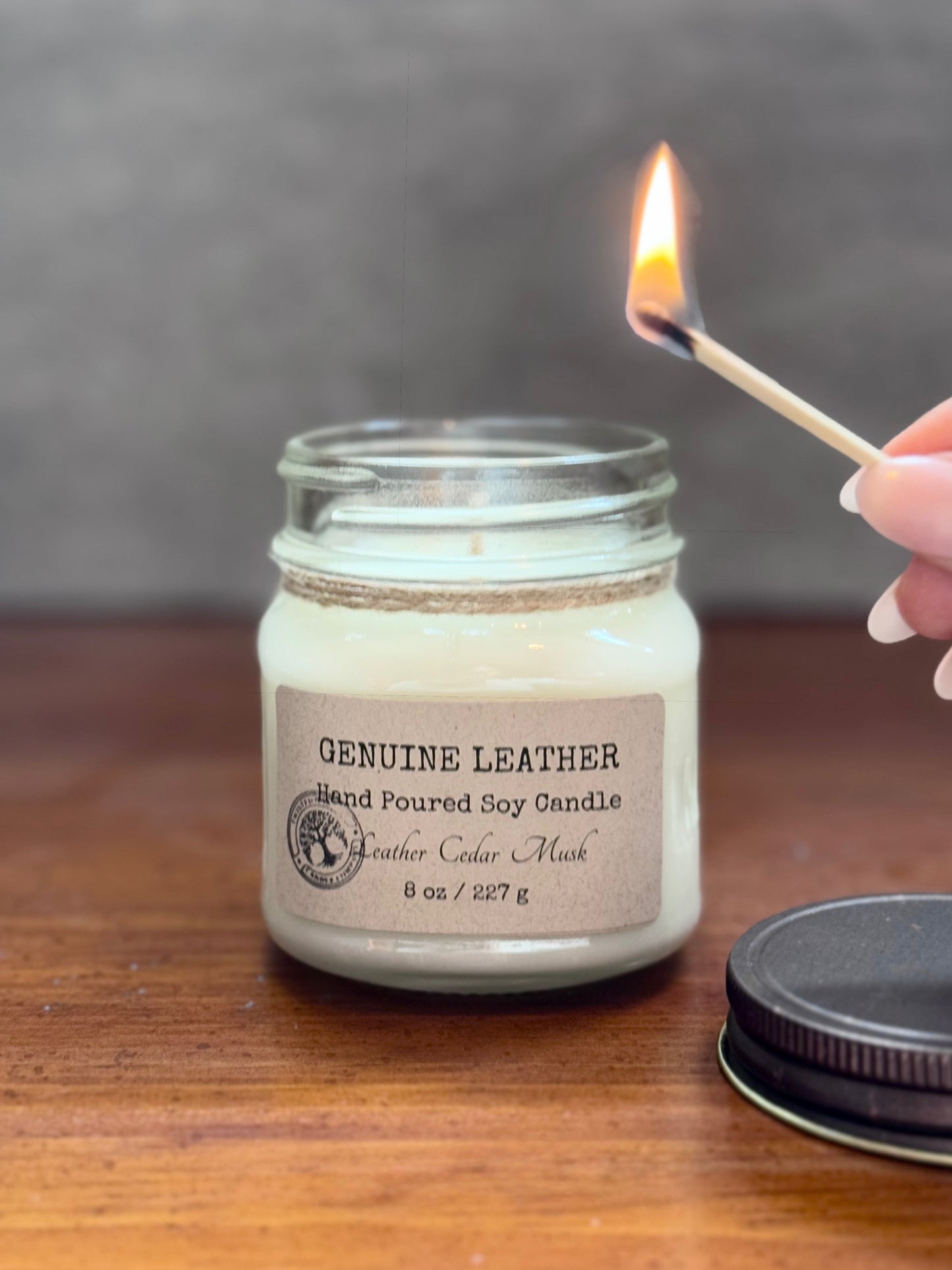 Genuine Leather - 8 oz